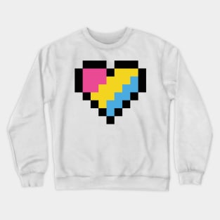 Pansexual heart Crewneck Sweatshirt